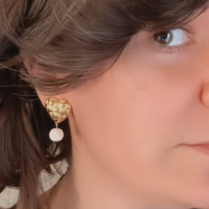 Teuta Heart Earrings