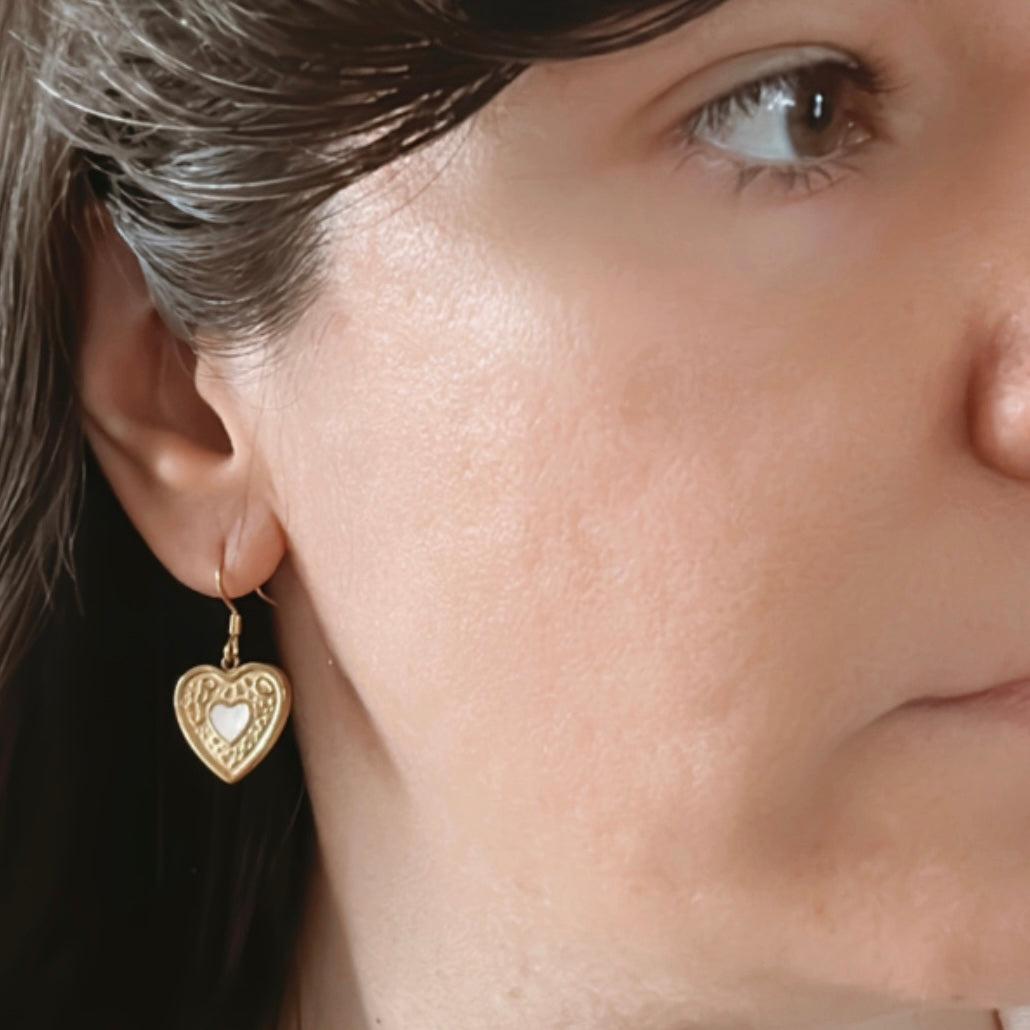 Melita Heart Earrings