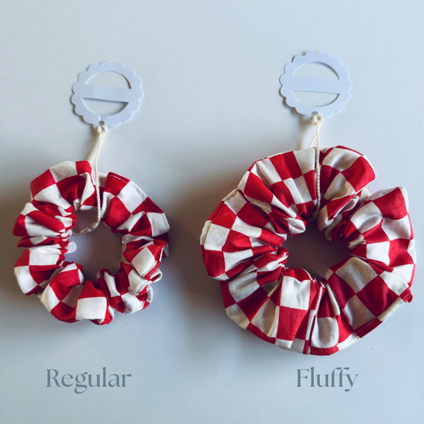 Croatian Checkered Scrunchie