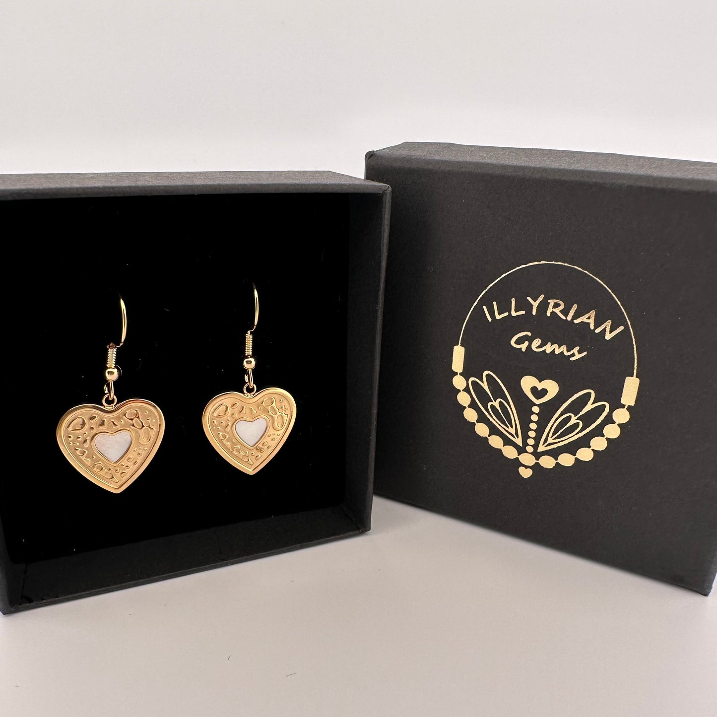 Melita Heart Earrings