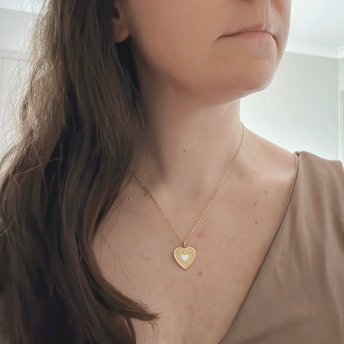 Melita Heart Necklace