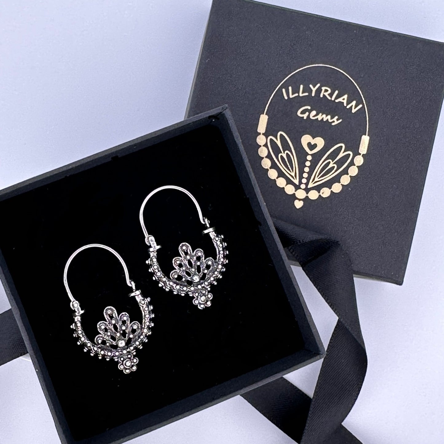 Spalatum Earrings - Silver