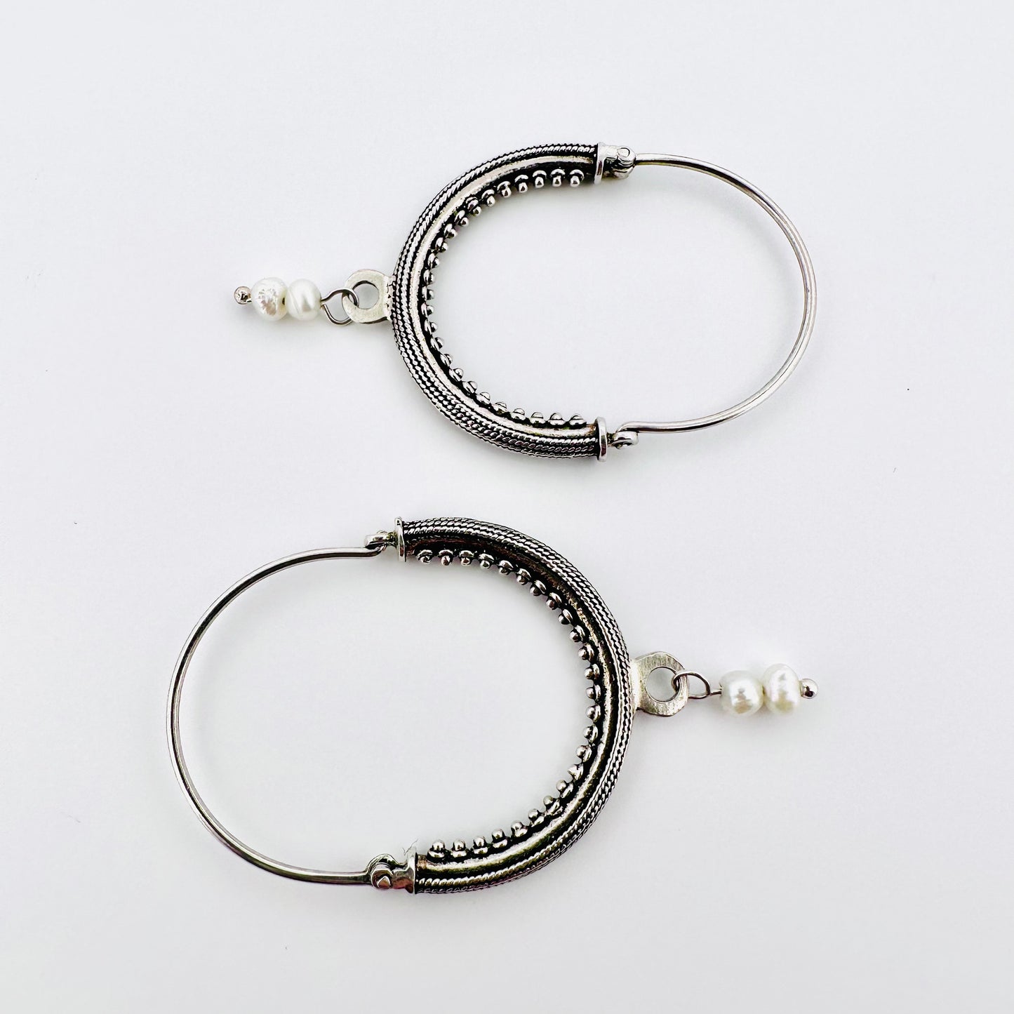 Ragusa Large Earrings - Silver