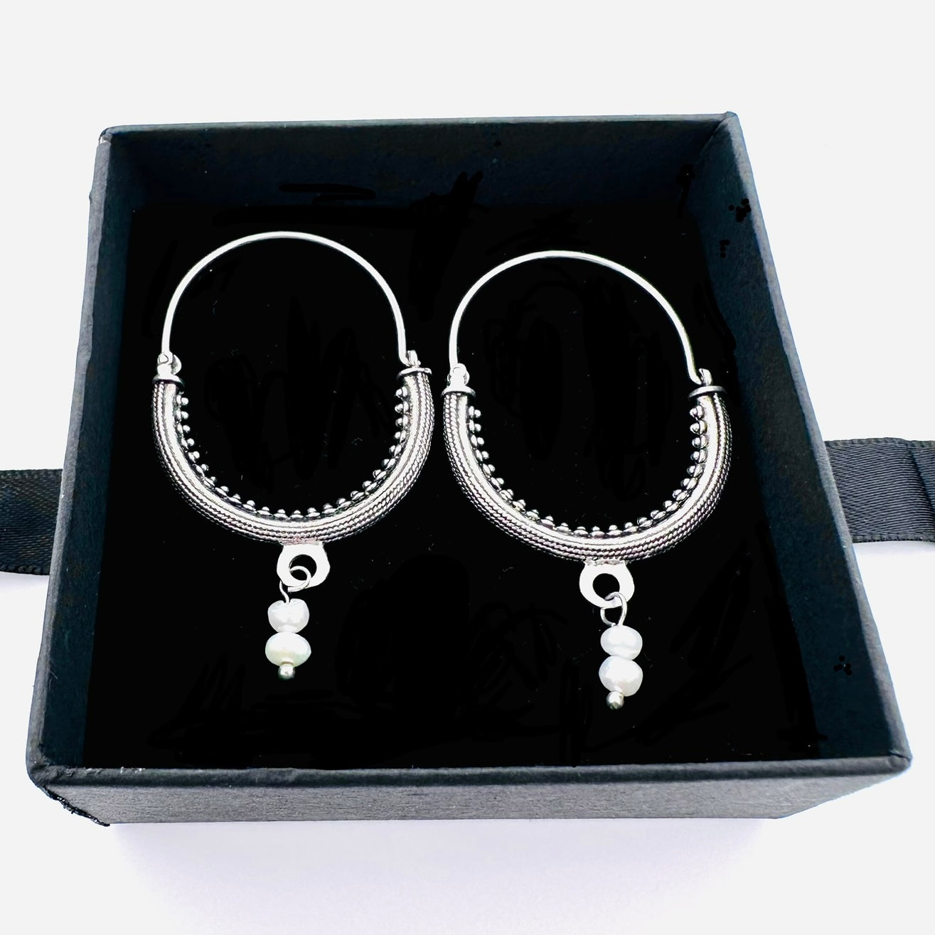 Ragusa Large Earrings - Silver
