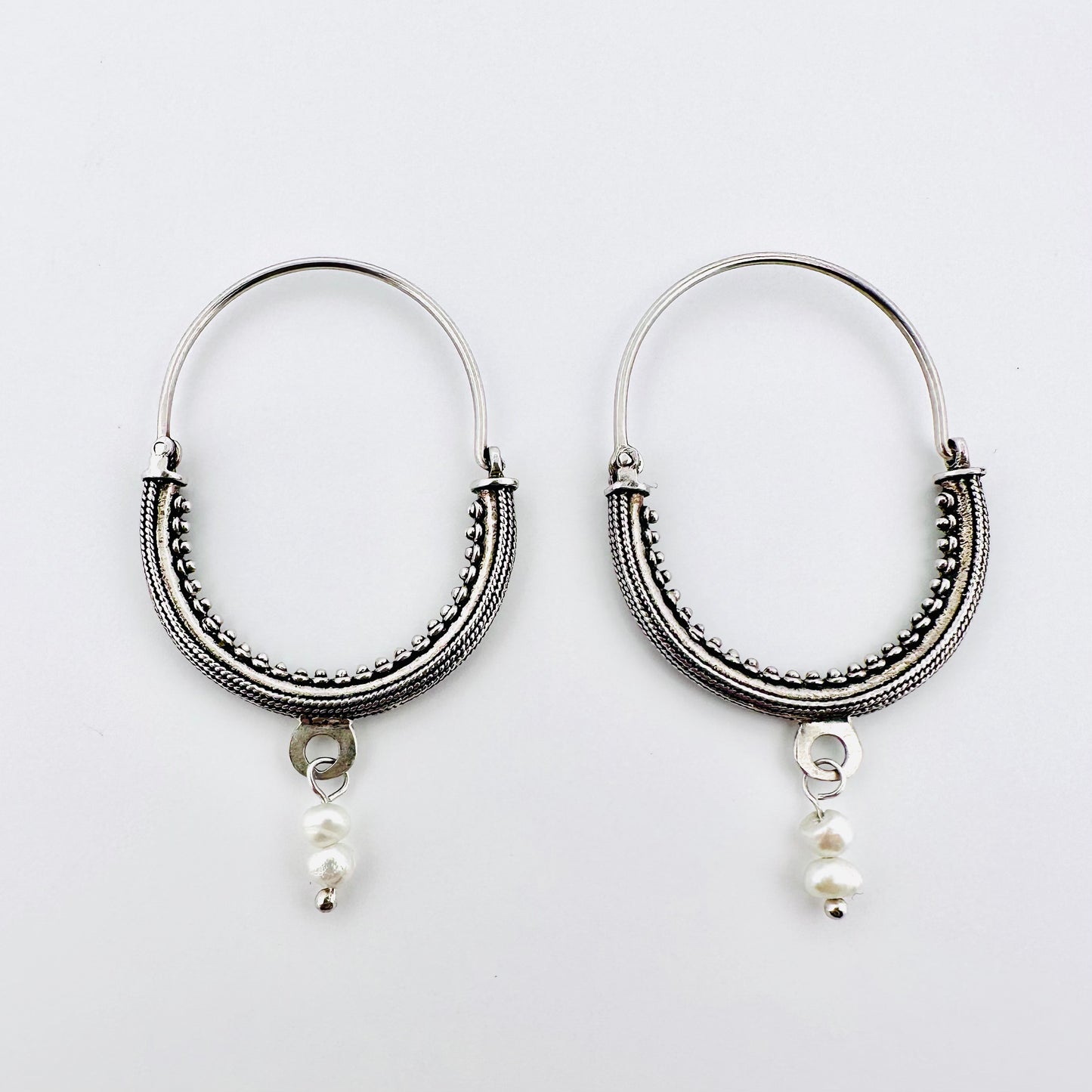 Ragusa Large Earrings - Silver