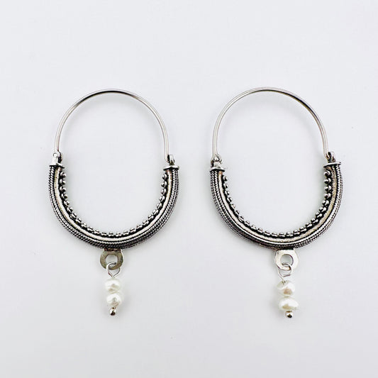 Ragusa Large Earrings - Silver