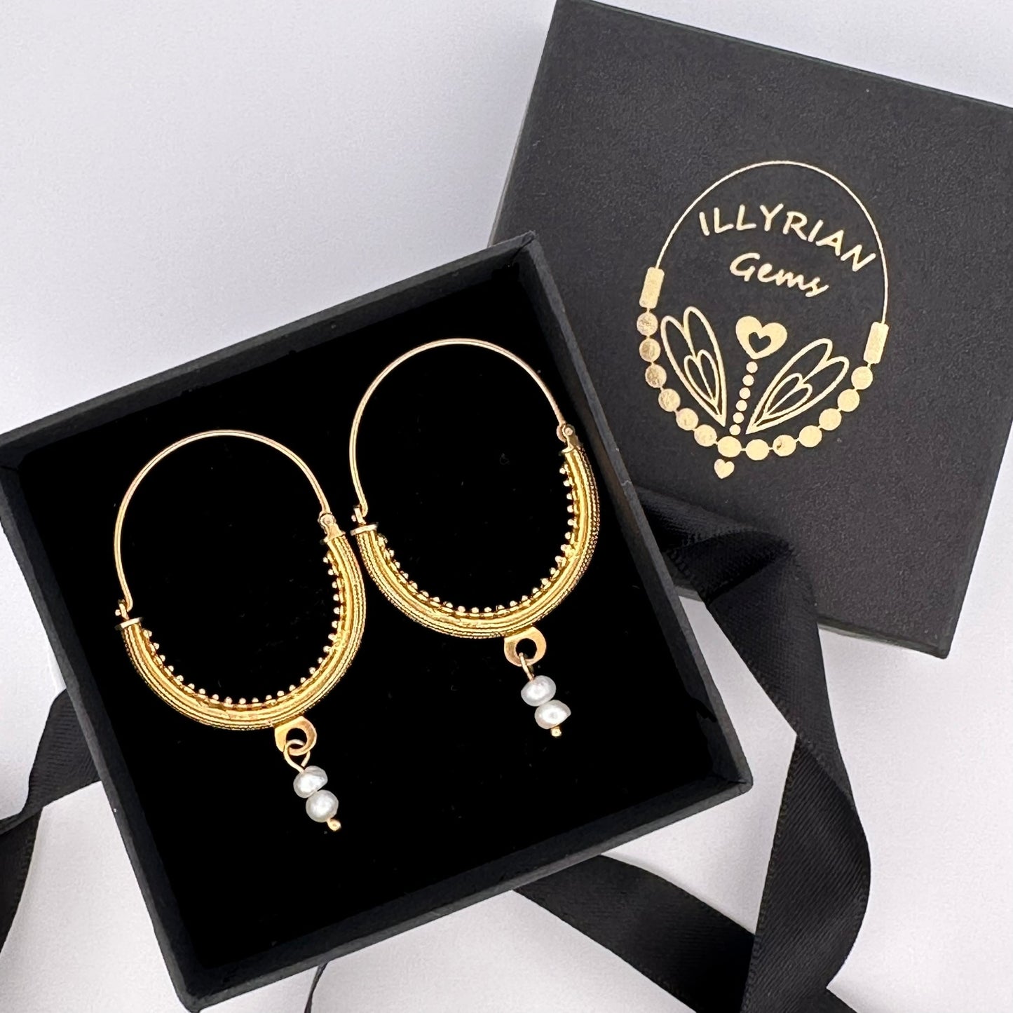 Ragusa Large Earrings - Gold