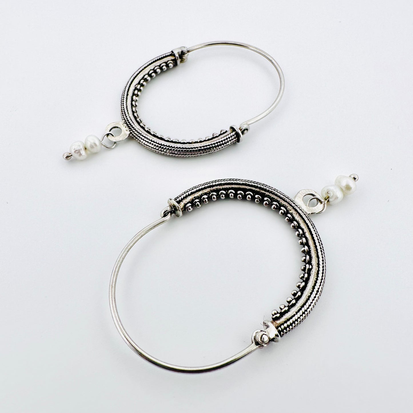 Ragusa Large Earrings - Silver