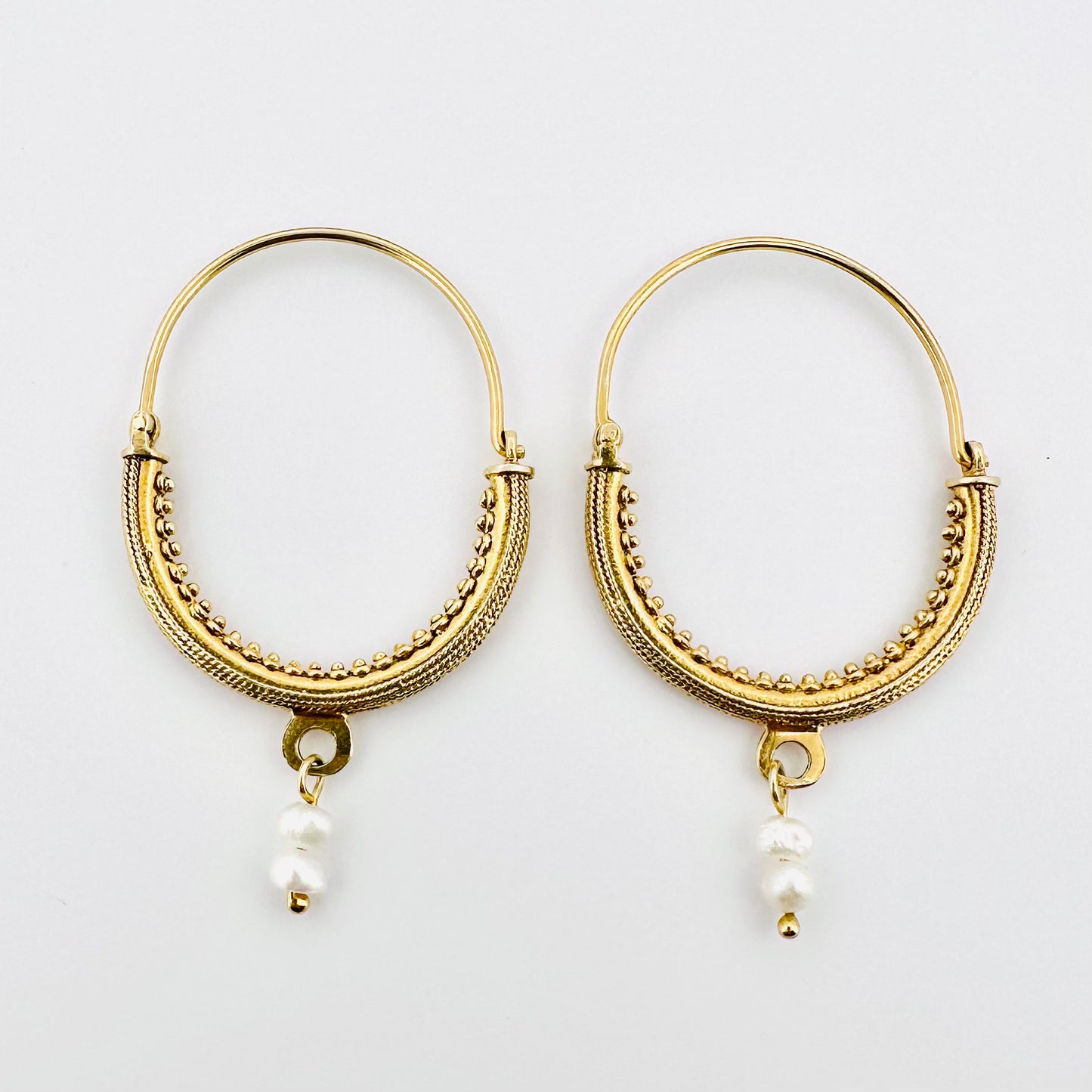 Ragusa Large Earrings - Gold