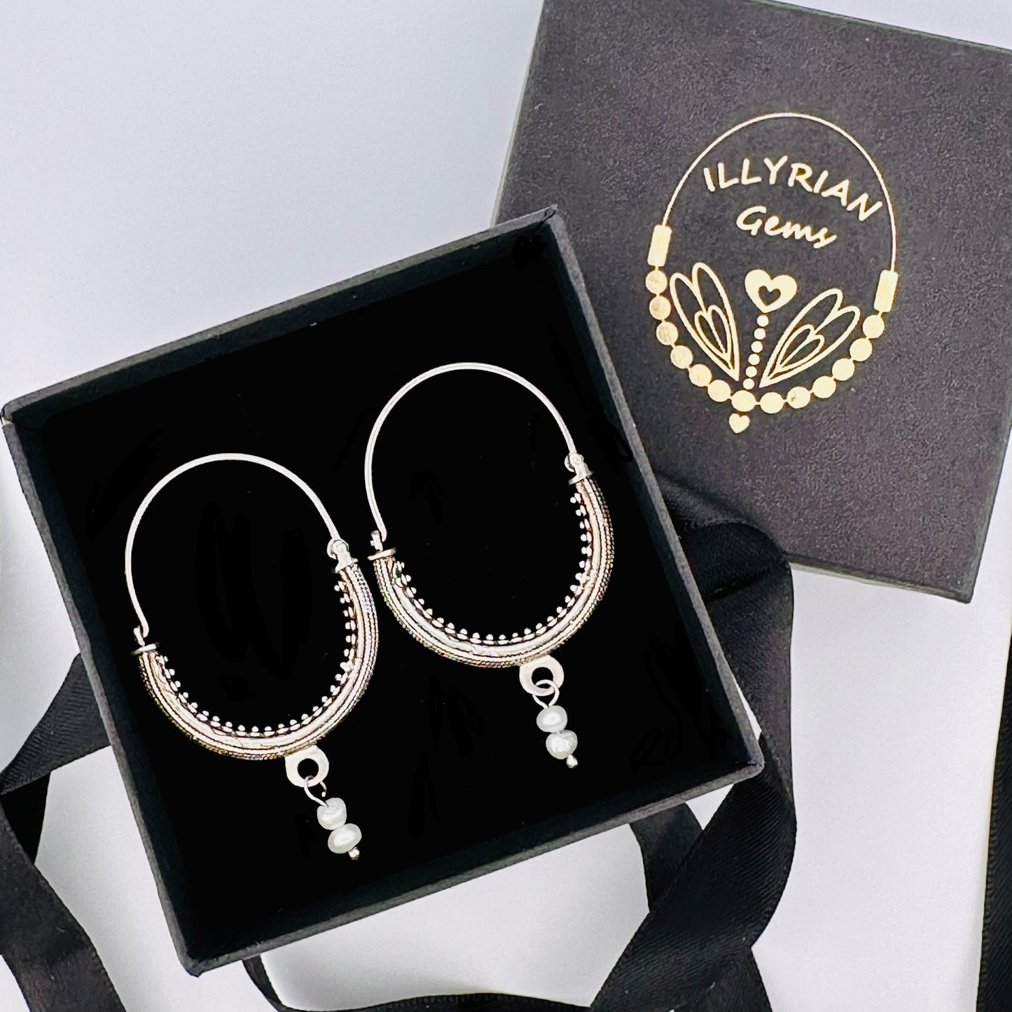 Ragusa Large Earrings - Silver