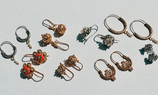 Croatian Heritage Collection earrings from Dubrovnik, Split, Sibenik