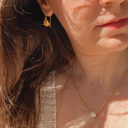 Botun Halves Earrings - Gold