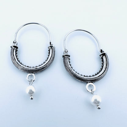 Ragusa Large Earrings - Silver