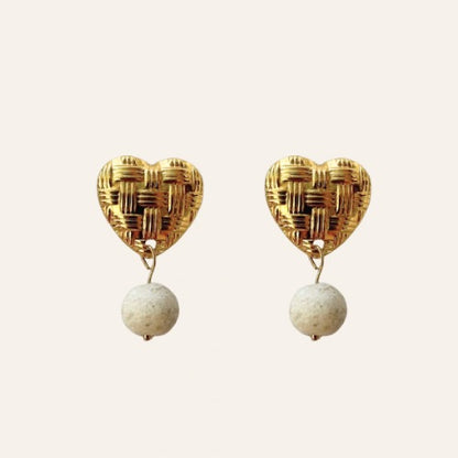 Teuta Heart Earrings