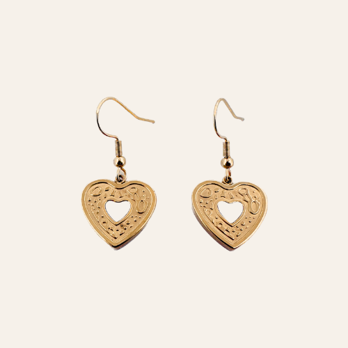 Melita Heart Earrings