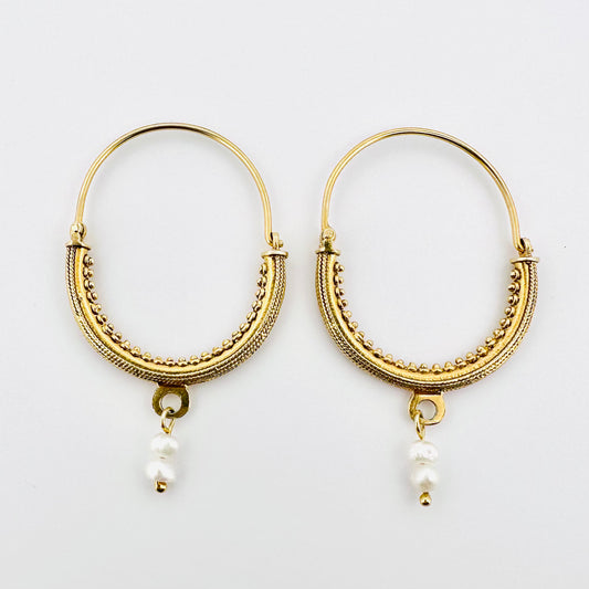 Ragusa Large Earrings - Gold