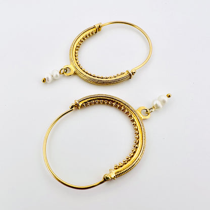 Ragusa Large Earrings - Gold